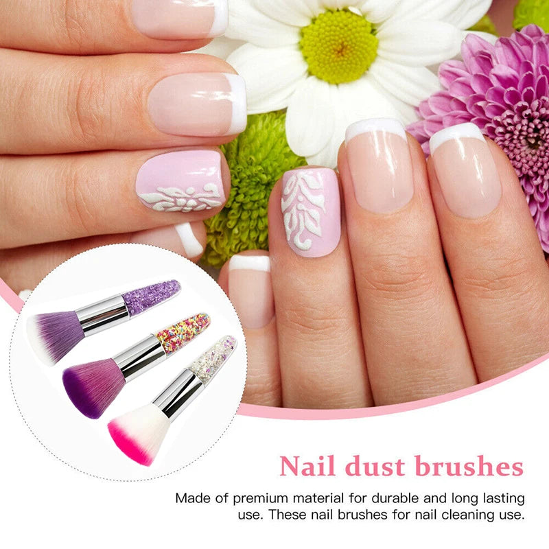 Nail Art Brush Remove Nail Dust Brush Acrylic UV Gel Polish Powder Cleaning Tool Beauty Makeup Brushes Manicure Accessories