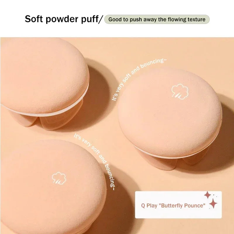 Air Cushion BB Cream Butterfly Powder Puff Moisturizing Foundation Concealer Whitening Oil-control Waterproof Makeup Cosmetics