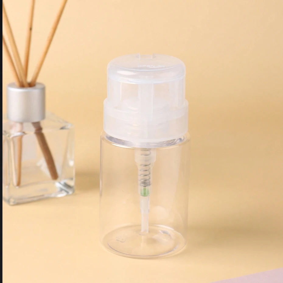 100 ml Nail Storage Refillable Bottles Empty Liquid Press Pump Dispenser Nail Art Polish Remover Cleaner Makeup Manicure Tools