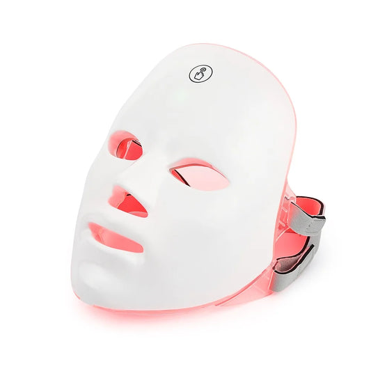 Rechargeable Facial LED Mask 7 Colors LED Photon Beauty Mask Skin Rejuvenation Home Face Lifting Whitening Skin Care Beauty Mask