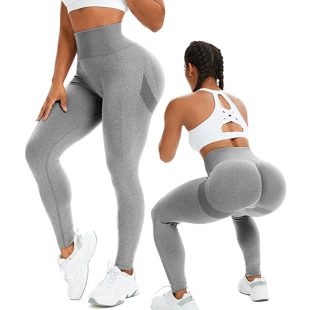 Seamless Peach Buttocks Leggings Women's Smile Contour Scrunch Butt Yoga Pants Fitness Athletic Gym Female Clothing Sport Tights