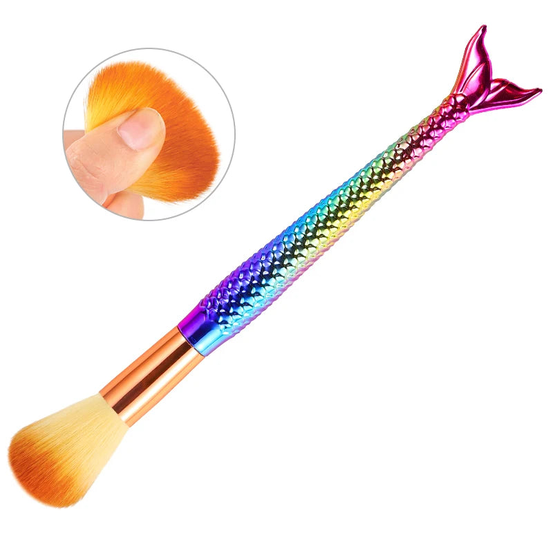 Nail Art Brush Remove Nail Dust Brush Acrylic UV Gel Polish Powder Cleaning Tool Beauty Makeup Brushes Manicure Accessories