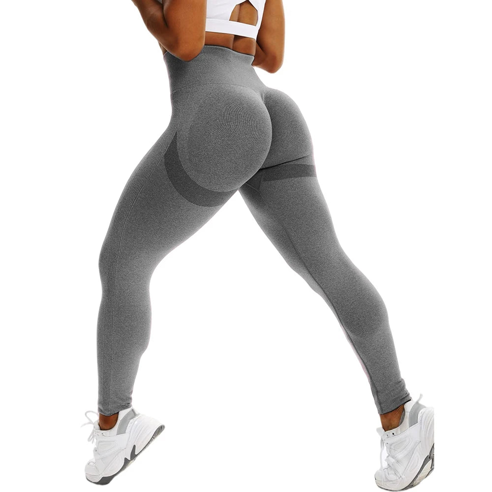 Seamless Peach Buttocks Leggings Women's Smile Contour Scrunch Butt Yoga Pants Fitness Athletic Gym Female Clothing Sport Tights