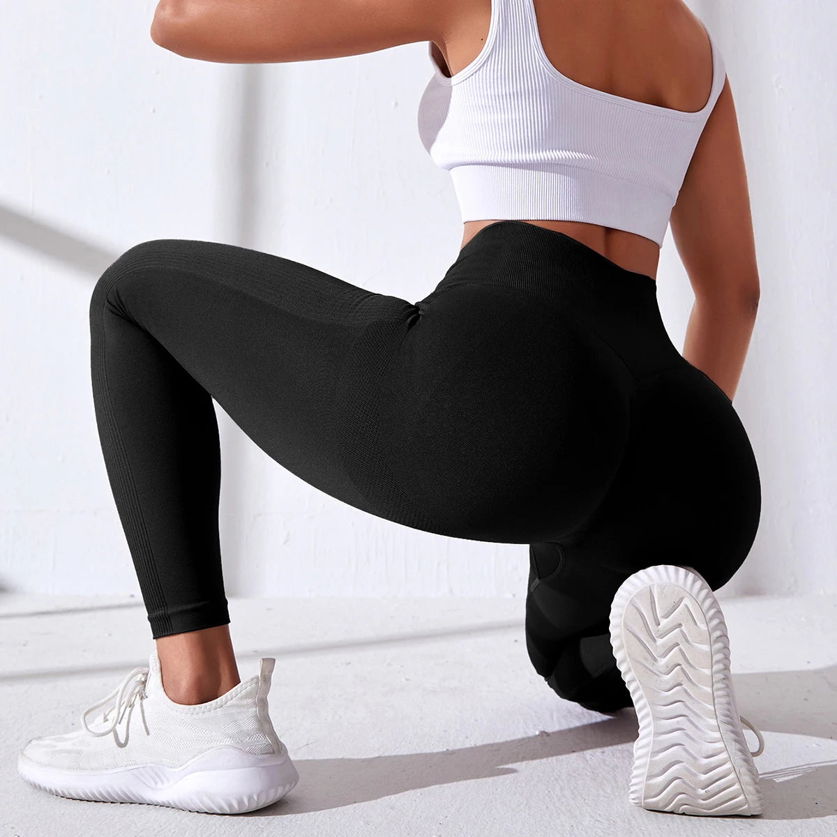 Seamless Peach Buttocks Leggings Women's Smile Contour Scrunch Butt Yoga Pants Fitness Athletic Gym Female Clothing Sport Tights