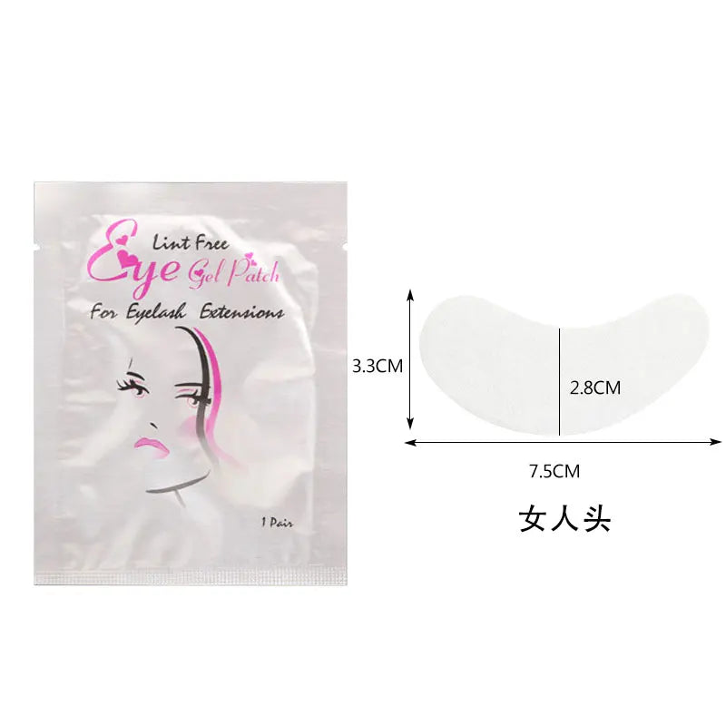 50 Pairs Eyelash Under Eye Patches Eye Pad Isolation Remove Hydrogel Eye Patch Sticker Gasket Eyelash Extension Makeup Tools