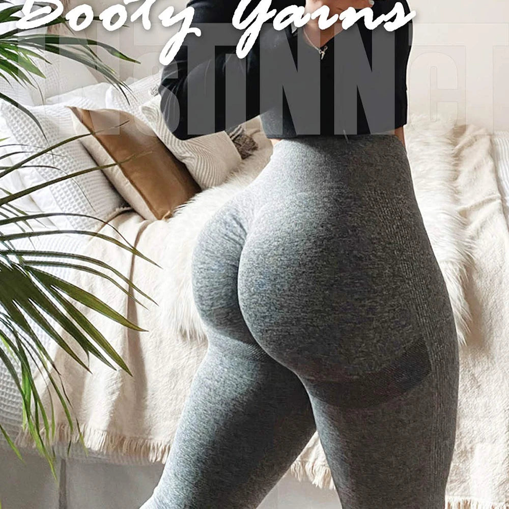 Seamless Peach Buttocks Leggings Women's Smile Contour Scrunch Butt Yoga Pants Fitness Athletic Gym Female Clothing Sport Tights