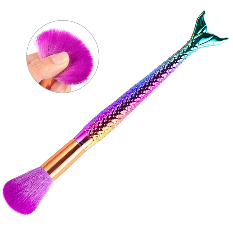 Nail Art Brush Remove Nail Dust Brush Acrylic UV Gel Polish Powder Cleaning Tool Beauty Makeup Brushes Manicure Accessories