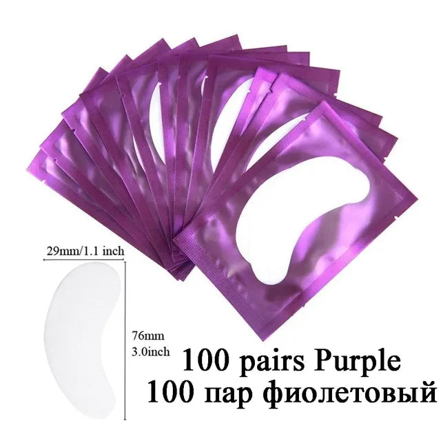 50 Pairs Eyelash Under Eye Patches Eye Pad Isolation Remove Hydrogel Eye Patch Sticker Gasket Eyelash Extension Makeup Tools