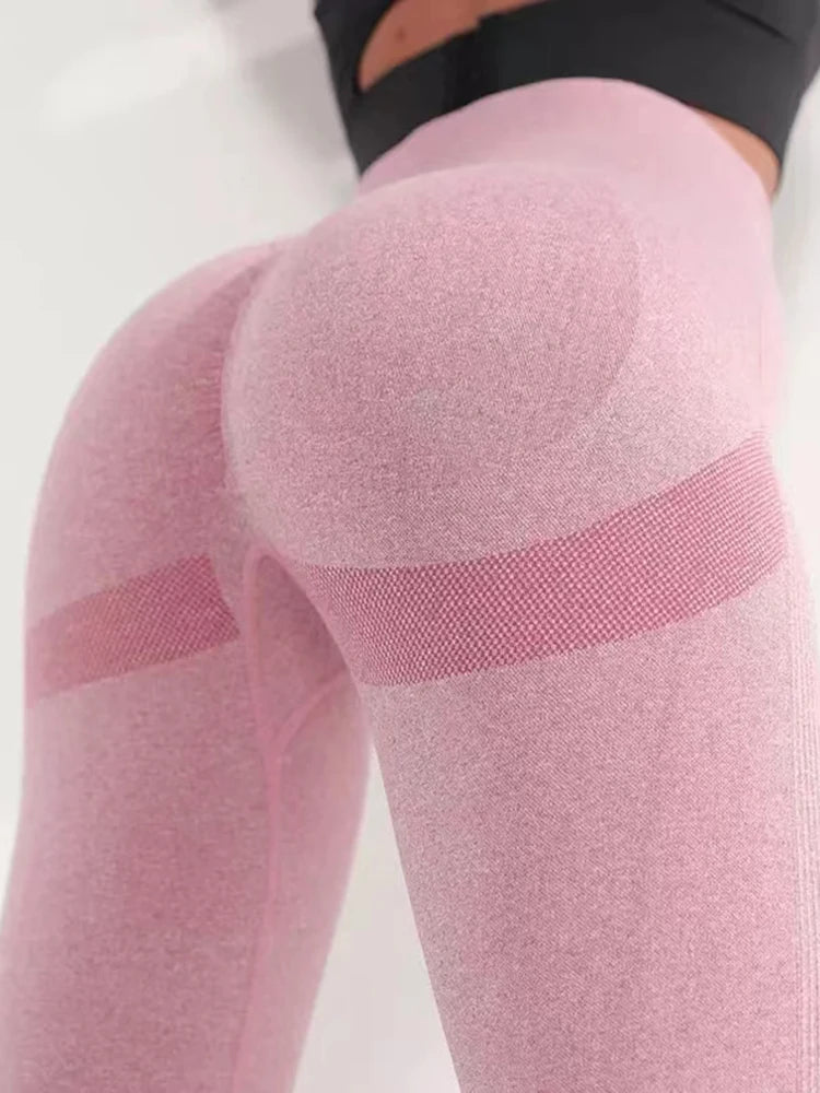 Seamless Peach Buttocks Leggings Women's Smile Contour Scrunch Butt Yoga Pants Fitness Athletic Gym Female Clothing Sport Tights